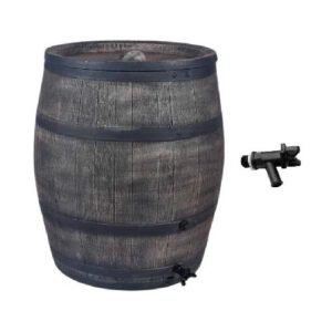 Plastmasas tvertne (muca) lietus ūdens uzkrāšanai BRUNO (ar krānu), 240l [EF]