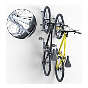 Velosipēdu statīvs WALL 2 (stiprināms pie sienas), riepas platumam līdz 55mm [KRO]
