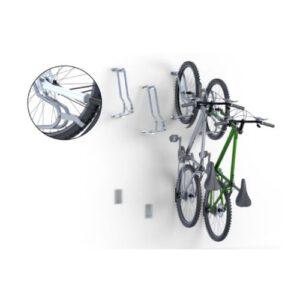 Velosipēdu statīvs WALL 4 (stiprināms pie sienas), riepas platumam līdz 80mm [KRO]