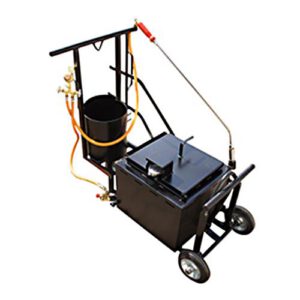 Bituma karsējamais katls - 30L (uz riteņiem)