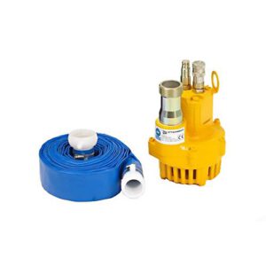 Iegremdējamais hidrosūknis un 10m šļūtene JCB BEAVER