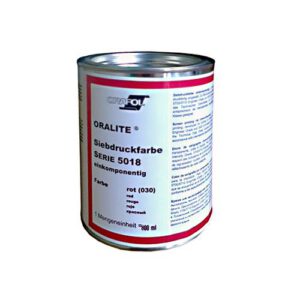 ORAFOL sietspiedes krāsa ORALITE® 5018 Screen Printing Ink, melna (800ml)