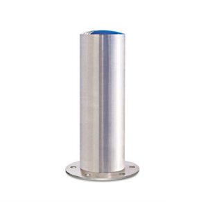 Nerūsējošā tērauda stabs BERLIN XL - betonējams, d=204mm, h=600mm (400mm zem pamatnes)