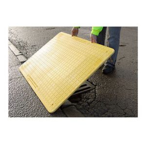 Tranšeju vāks, 1200x800mm, dzeltens