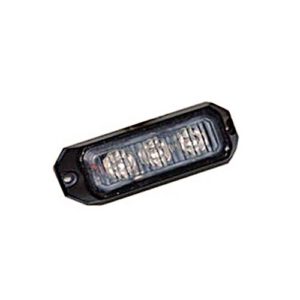 3 LED brīdinājuma gaisma, alumīnija korpusā