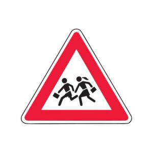 Brīdinājuma zīme Nr.121/Bērni, 900x900mm, 1. atstarošanas klase