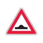 Brīdinājuma zīme Nr.113/Ātrumvalnis, 900x900mm, 2. atstarošanas klase