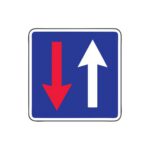 Priekšrocības zīme Nr.209/Priekšroka attiecībā pret pretim braucošajiem, 600x600mm, 1. atstarošanas klase