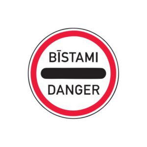 Aizlieguma zīme Nr.333/Tālāk braukt bīstami, d.700mm, 2. atstarošanas klase