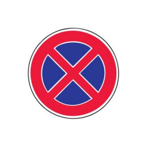 Aizlieguma zīme Nr.326/Apstāties aizliegts, d.700mm, 2. atstarošanas klase