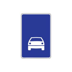 Norādījuma zīme Nr.552/Ātrgaitas ceļš, 900x1350mm, 2. atstarošanas klase