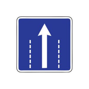 Norādījuma zīme Nr.514/Braukšanas virziens joslā, 700x700mm, 2. atstarošanas klase