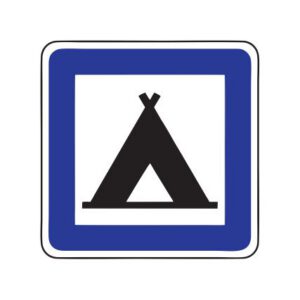 Servisa zīme Nr.612/Kempings, 600x900mm, 2. atstarošanas klase