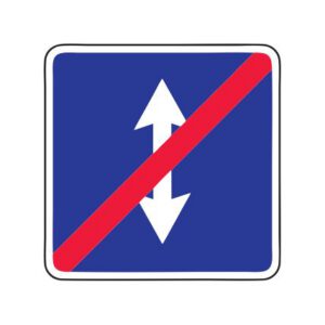 Nr.747/Maiņvirziena satiksmes beigas, 700x700mm, 1. atstarošanas klase