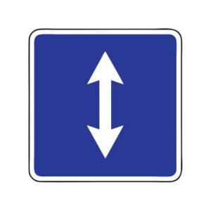 Nr.746/Maiņvirziena satiksme, 700x700mm, 2. atstarošanas klase