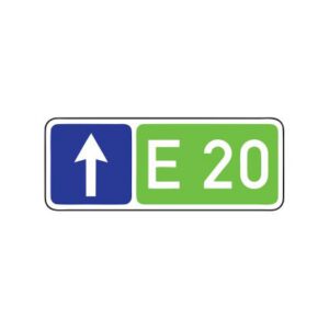 Nr.743/Ceļa numurs un virziens, 950x350mm, 1. atstarošanas klase