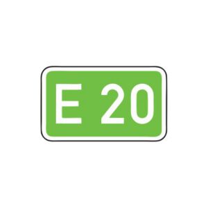 Nr.740/Ceļa numurs, 600x350mm, 2. atstarošanas klase