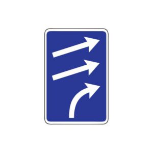 Nr.722/Joslas piekļaušanās pamatjoslām, 700x1050mm, 1. atstarošanas klase