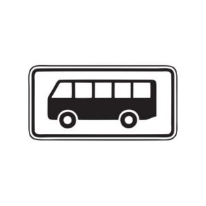 Papildzīme Nr.821/Transportlīdzekļa veids, 700x350mm, 1. atstarošanas klase