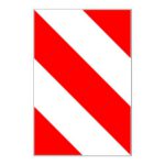 Vertikālais apzīmējums Nr.907, 500x750mm, 2. atstarošanas klase