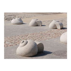 Dekoratīvs betona gliemezis, 800x400x800mm