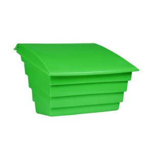 Smilts/sāls plastmasas konteiners (zaļš), 250l (360kg)