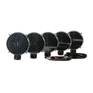 Brīdinājuma signāllukturu komplekts (5 gab.), LED (12V)