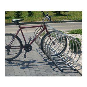 Velosipēdu statīvs SPIRAL MAX (4 velosipēdiem), cinkots + krāsots (RAL)