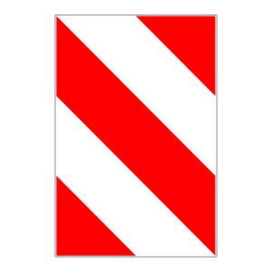 Vertikālais apzīmējums Nr.907, 500x750mm, 1. atstarošanas klase