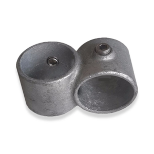 Krustveida metāla stiprinājumu (kronšteins)/čuguna savienojums Nr.28, 90°, d=60.3mm [H]