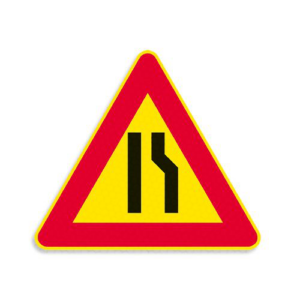 Stiklašķiedras ceļa zīme Nr. 108, 900x900x900mm, 1. atstarošanas klase