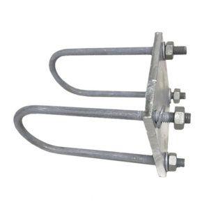 U-veida stiprinājums kvadrātcaurulēm (UM10), 120x120mm