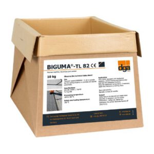 Bitumena mastika asfalta/betona šuvju aizpildīšanai BIGUMA®- TL 82 (N2 tipa), 10kg kartona kaste [DG]