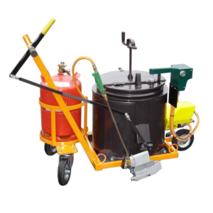 Bituma karsējamais katls kausēšanai un pildīšanai - AVG 50L (uz riteņiem)