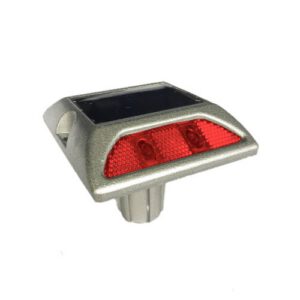 Ceļa atstarotājs ar saules baterijām, sarkans-sarkans (125x125x25mm)