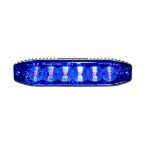 6 LED brīdinājuma gaisma, REG65 (TB2), zila