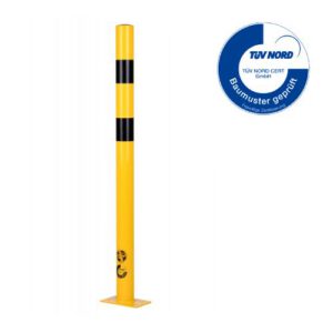 Metāla stabiņš (cinkots un krāsots), d=76mm, h=1200mm, pieskrūvējams [DAN]