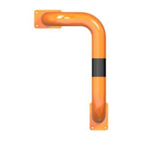 Metāla aizsargbarjera L-tipa (d=76mm), vienpusēja (kreisā puse), 600x350x1150mm [SCH]