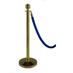 Auklu tipa statīvs ar lodes formas augšdaļu (h=1010mm), zelta krāsas apdare