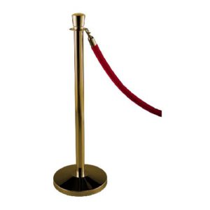 Auklu tipa statīvs ar trapecveida formas augšdaļu (h=1010mm), zelta krāsas apdare