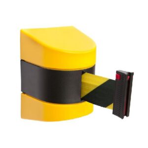 Izvelkama lenta (dzeltenmelns korpuss) ar stiprinājumu, 10m dzeltenmelna lenta [SOR]