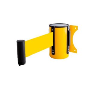 Izvelkama lenta (dzeltens metāla korpuss) ar stiprinājumu, 2.7m dzeltena lenta [SOR]