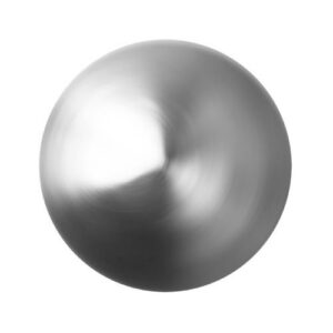 Taktila elements KH1 (gluds, kupola formas) d30x4mm ar metinātu tapu (AISI 316L)