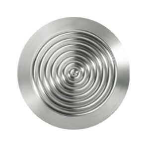 Taktila elements K1 (rievots) d35x1.5mm ar metinātu tapu (AISI 316L)