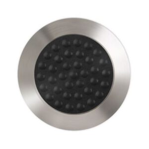 Taktila elements K-TPU (poliuretāna ieliktnis, nošķelta konusa forma) d35x4.5mm ar metinātu tapu, dažādas krāsas  (AISI 316L)