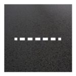 Termoplastikāta līnija - pārtraukta (karsējama), 50x1000mm, balta (RAL 9016)