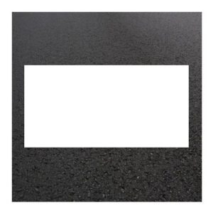 Termoplastikāta līnija (karsējama), 250x500mm, balta (RAL 9016)