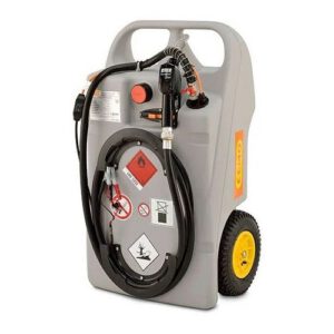 Mobilā dīzeļdegvielas uzpildes un uzglabāšanas tvertne TROLLEY, 100l ar 12V elektrisko sūkni