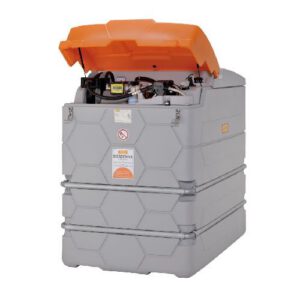 Stacionārā dīzeļdegvielas uzpildes un uzglabāšanas tvertne ārai CUBE Outdoor Premium Plus 20 SIM, 2500L (ar datu sistēmu līdz 999 lietotājiem, PIN, GPS)
