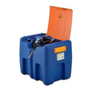 Mobilā AdBlue® uzpildes un uzglabāšanas tvertne BLUE-MOBIL EASY, 210l ar 12V elektrisko CENTRI SP 30 sūkni (ar veramu vāku)